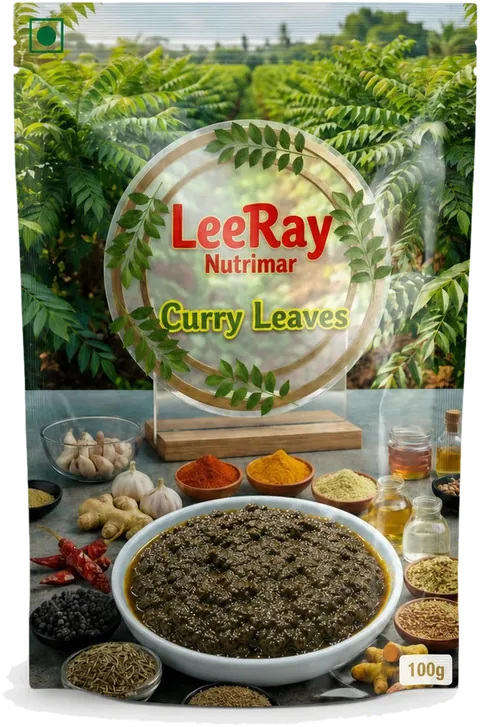 LeeRay Nutrimar vegetarian Curry Leaves mix in a 100 g resealable pouch